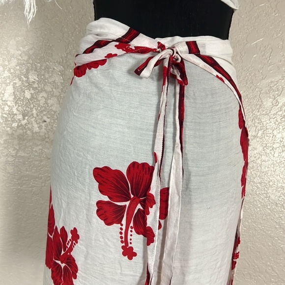 749 Batik World by Gazapiti Beachwear 2Pc Crisscross Top and Sarong. SzOS - Picture 9 of 12